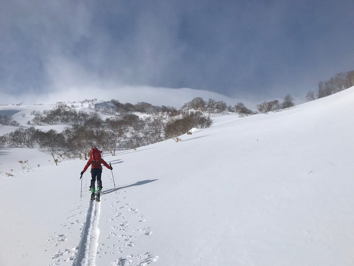 Back country in Mt.Asahi
